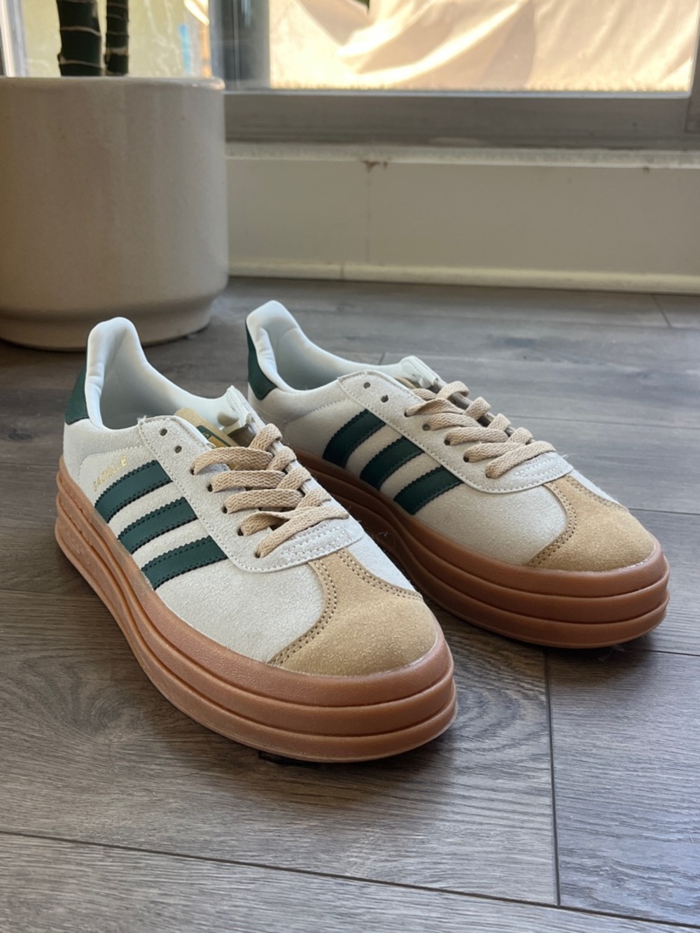 adidas Gazelle Bold Platform Suede Sneakers